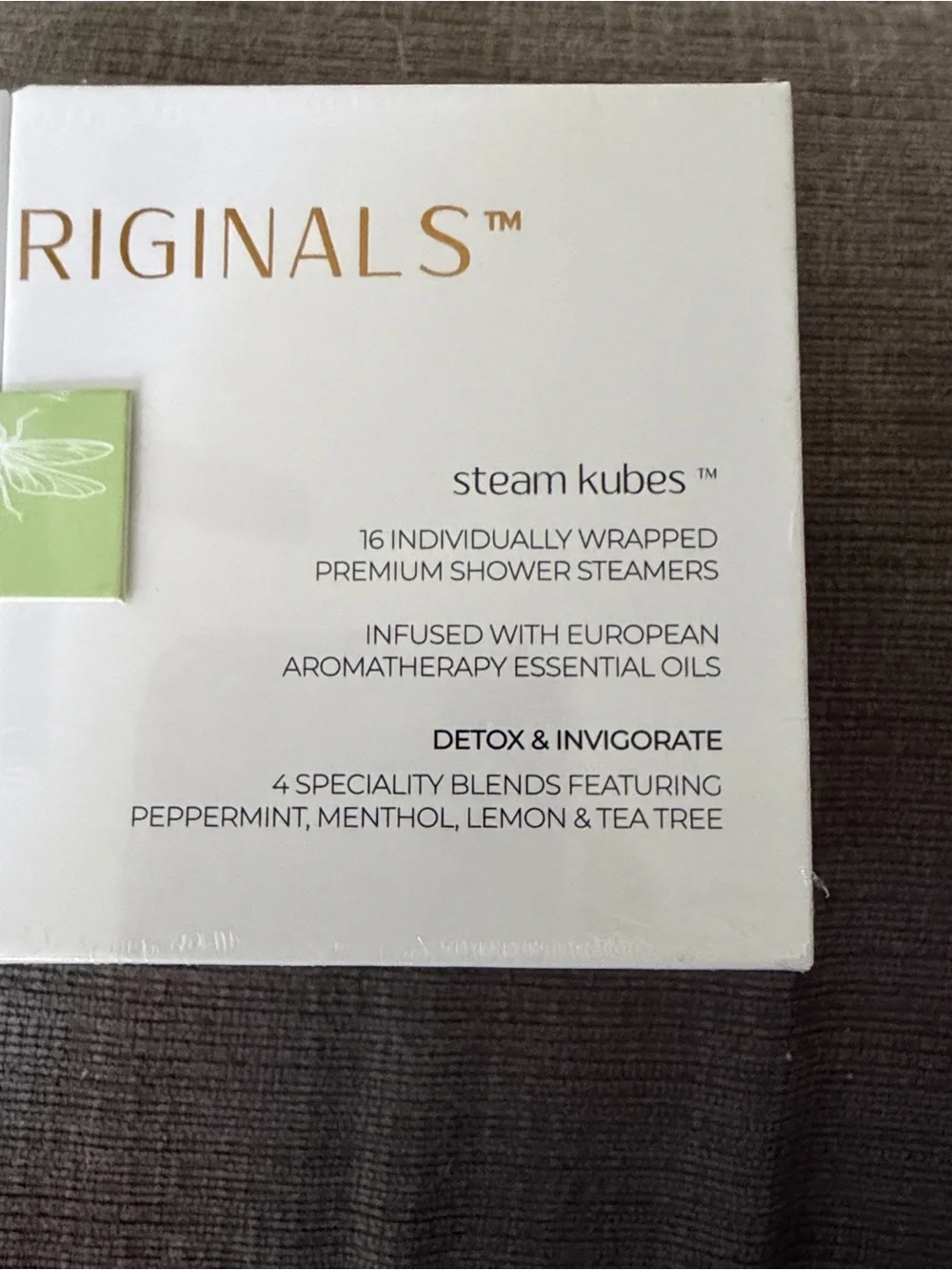 Steam Originals Steam Kubes - White & Green Box